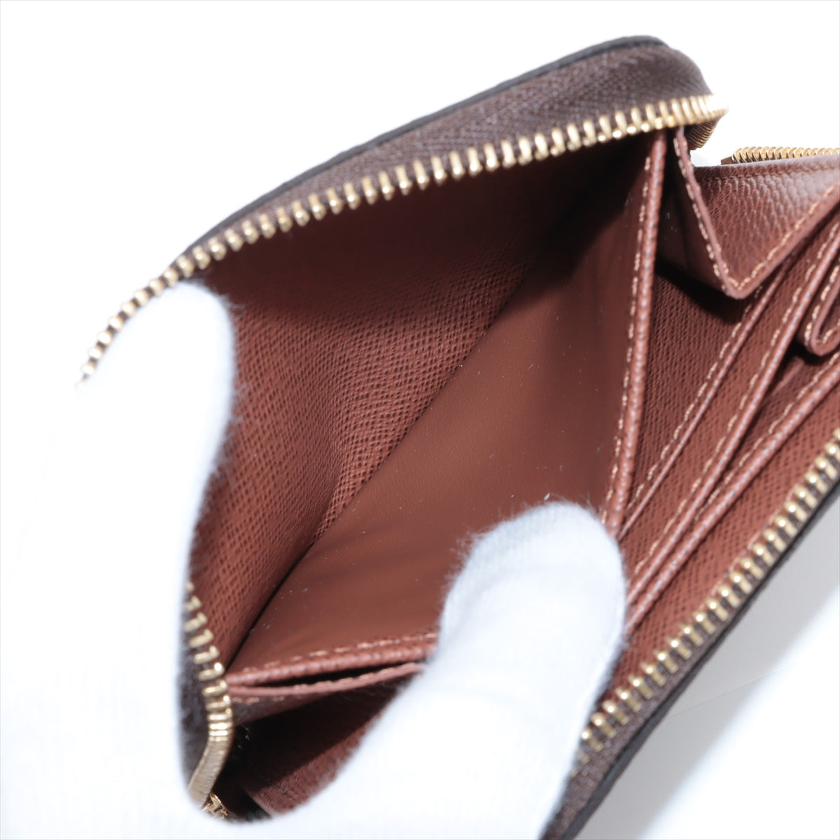 Louis Vuitton Monogram Zippyr Coin Impact M60067 Brown Coin Case