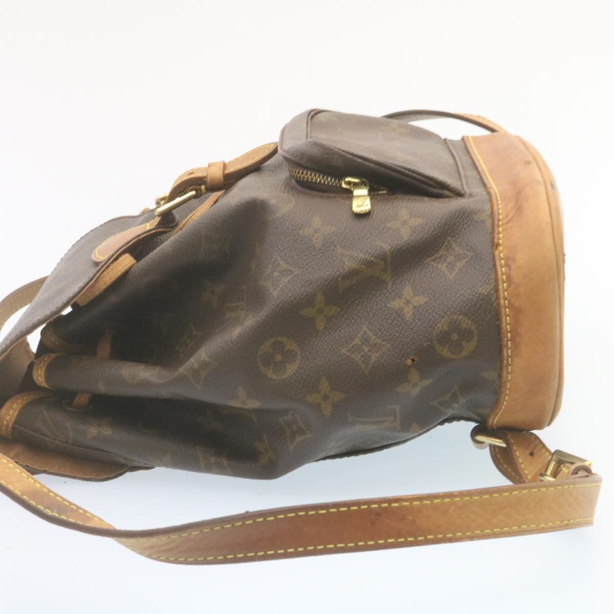 LOUIS VUITTON Monogram Montsouris MM Backpack M51136 LV fm1179
