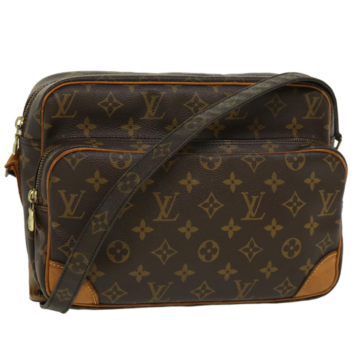 LOUIS VUITTON Monogram Nile Shoulder Bag M45244 LV fm1473