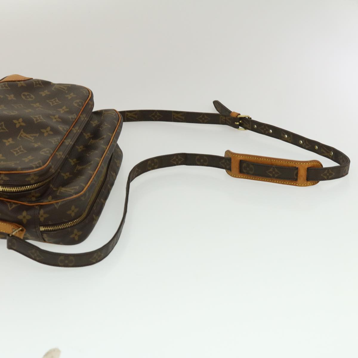 LOUIS VUITTON Monogram Nile Shoulder Bag M45244 LV fm1473