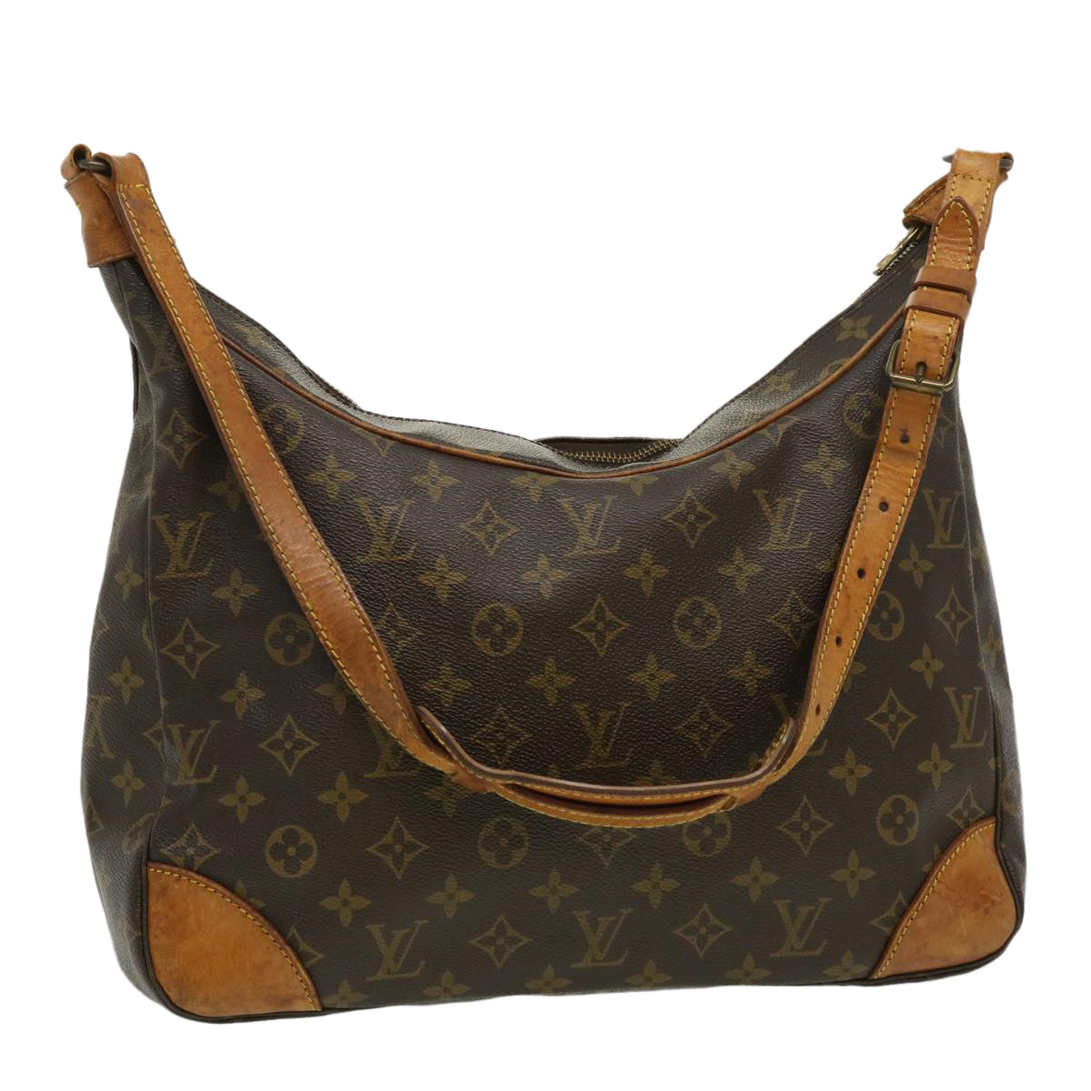 LOUIS VUITTON Monogram Boulogne 35 Shoulder Bag M51260 LV fm1476