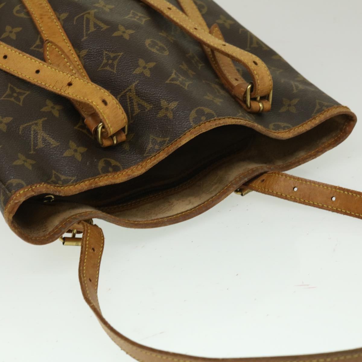 LOUIS VUITTON Monogram Bucket GM Shoulder Bag M42236 LV fm1478