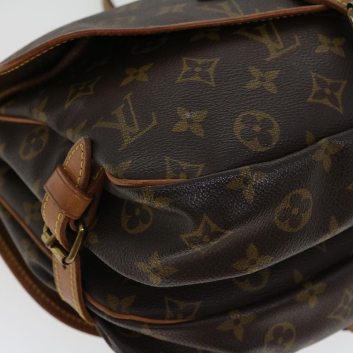 LOUIS VUITTON Monogram Saumur 30 Shoulder Bag M42256 LV fm1589