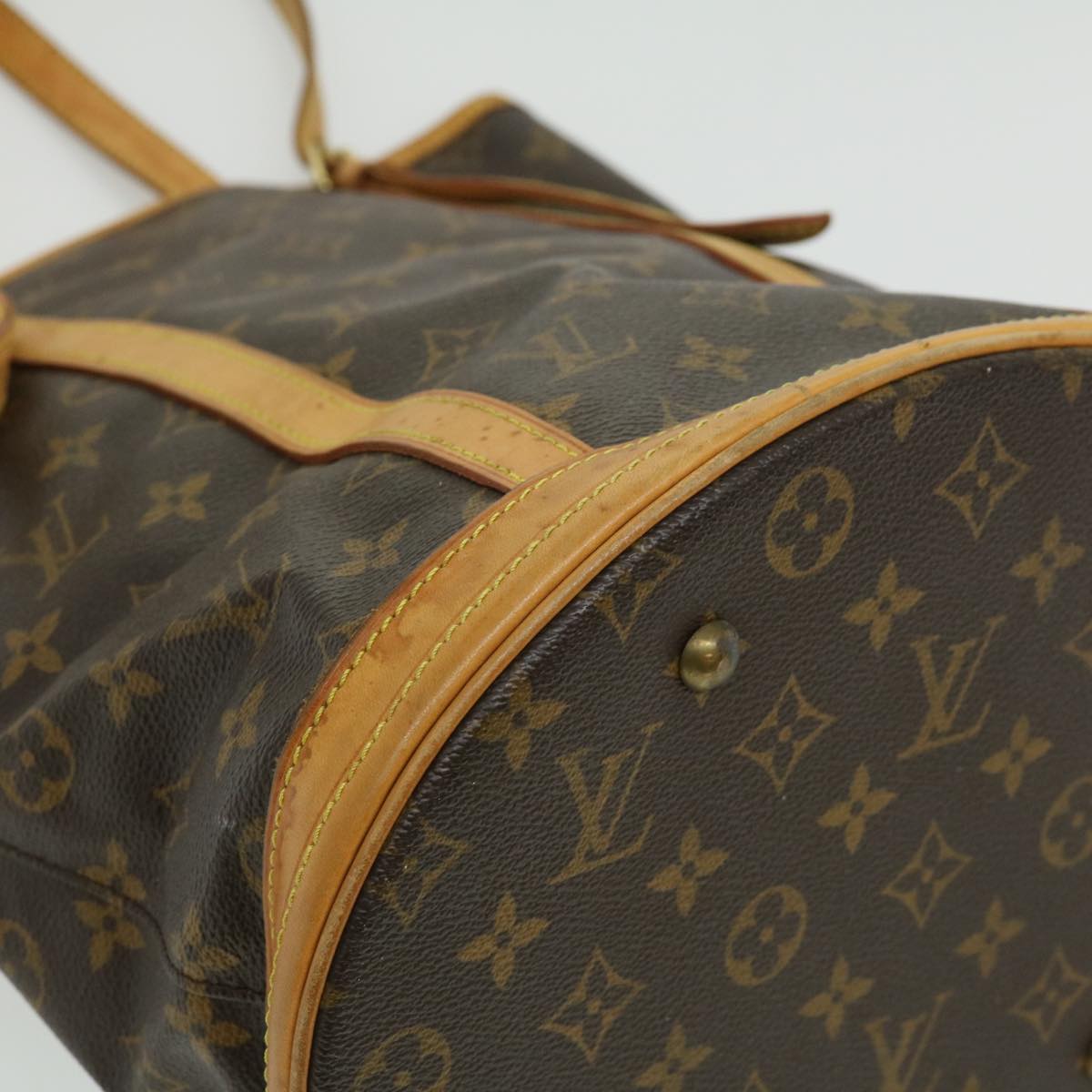 LOUIS VUITTON Monogram Bucket GM Shoulder Bag M42236 LV fm1666