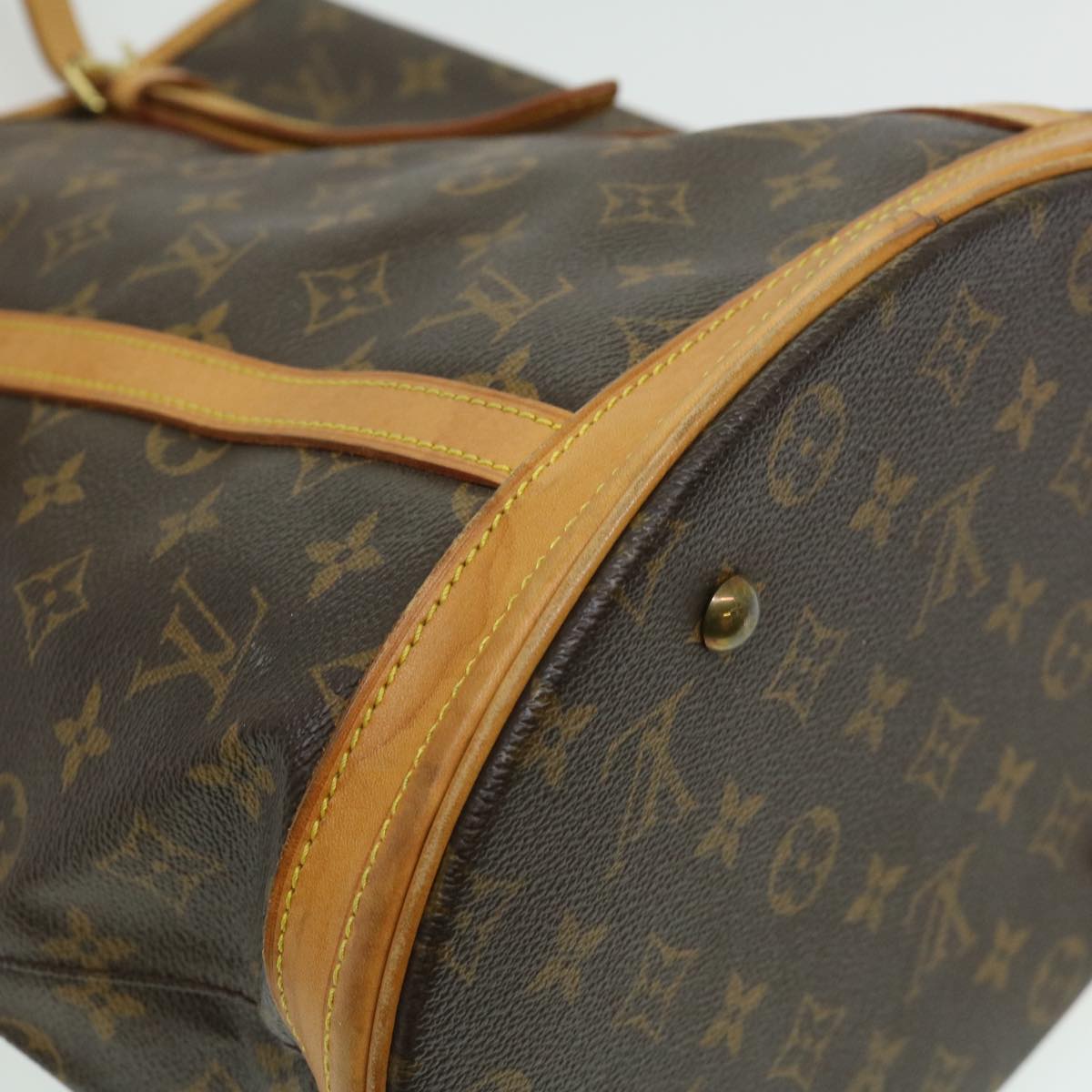 LOUIS VUITTON Monogram Bucket GM Shoulder Bag M42236 LV fm1666