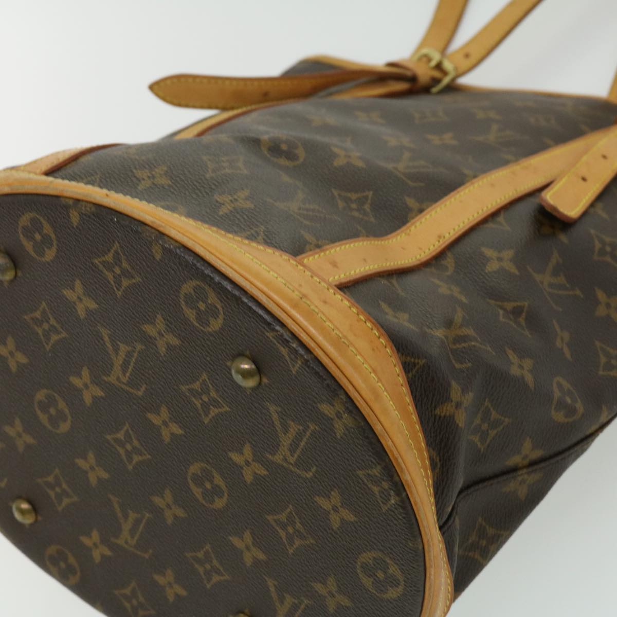 LOUIS VUITTON Monogram Bucket GM Shoulder Bag M42236 LV fm1666
