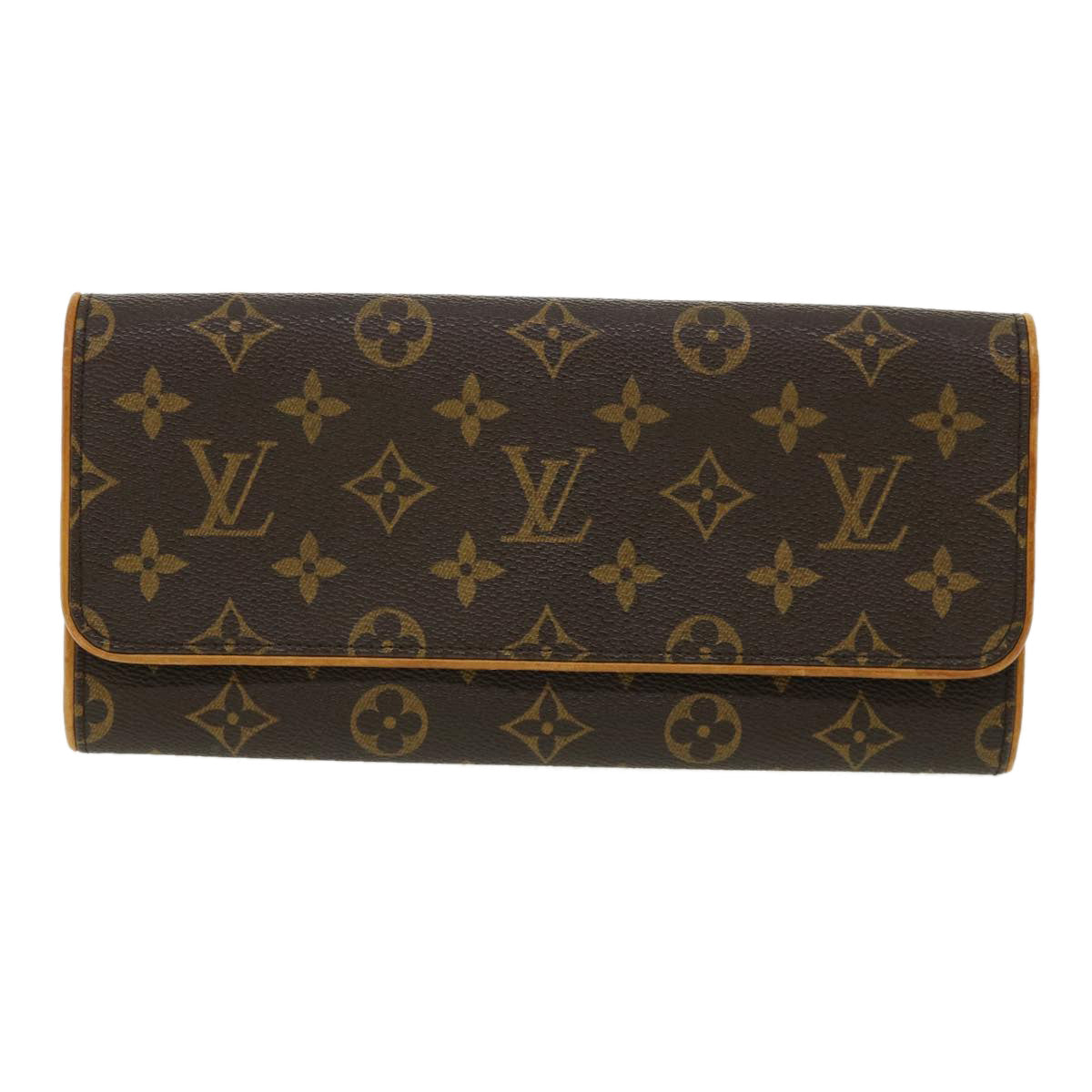 LOUIS VUITTON Monogram Pochette Twin GM Shoulder Bag M51852 LV fm1736