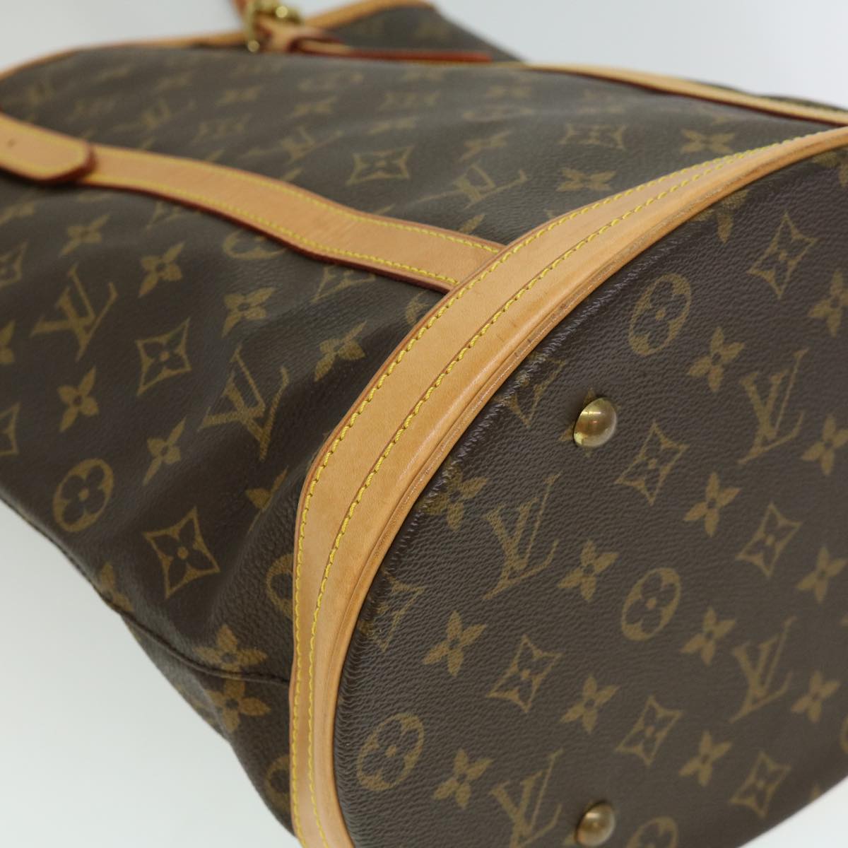 LOUIS VUITTON Monogram Bucket GM Shoulder Bag M42236 LV fm1737