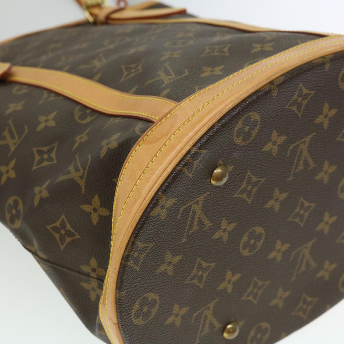 LOUIS VUITTON Monogram Bucket GM Shoulder Bag M42236 LV fm1737