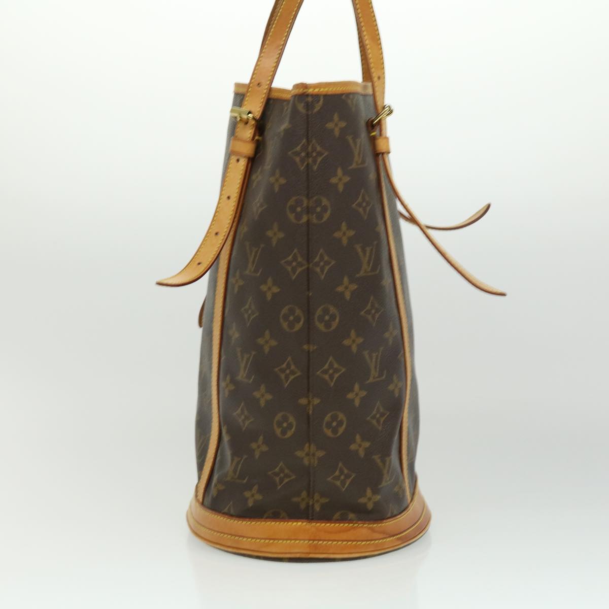 LOUIS VUITTON Monogram Bucket GM Shoulder Bag M42236 LV fm1737