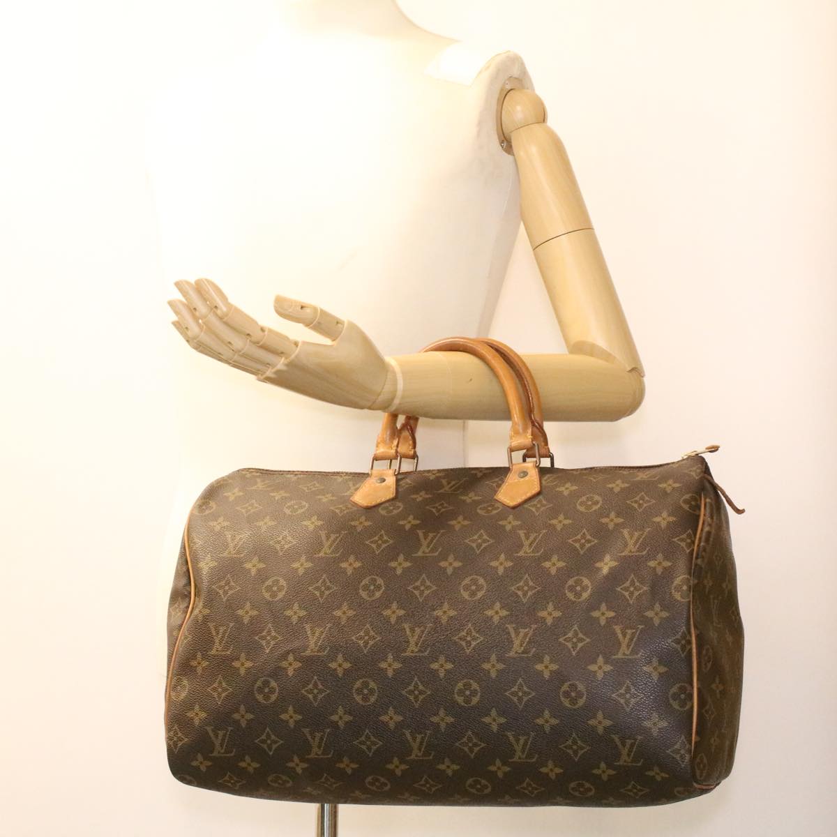LOUIS VUITTON Monogram Speedy 40 Hand Bag M41522 LV fm1948