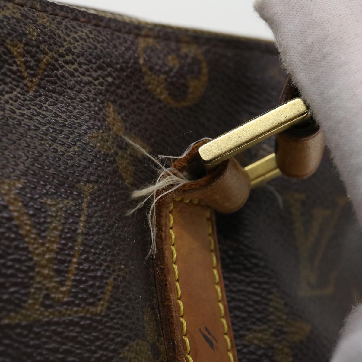 LOUIS VUITTON Monogram Cabas Mezzo Tote Bag M51151 LV fm2005