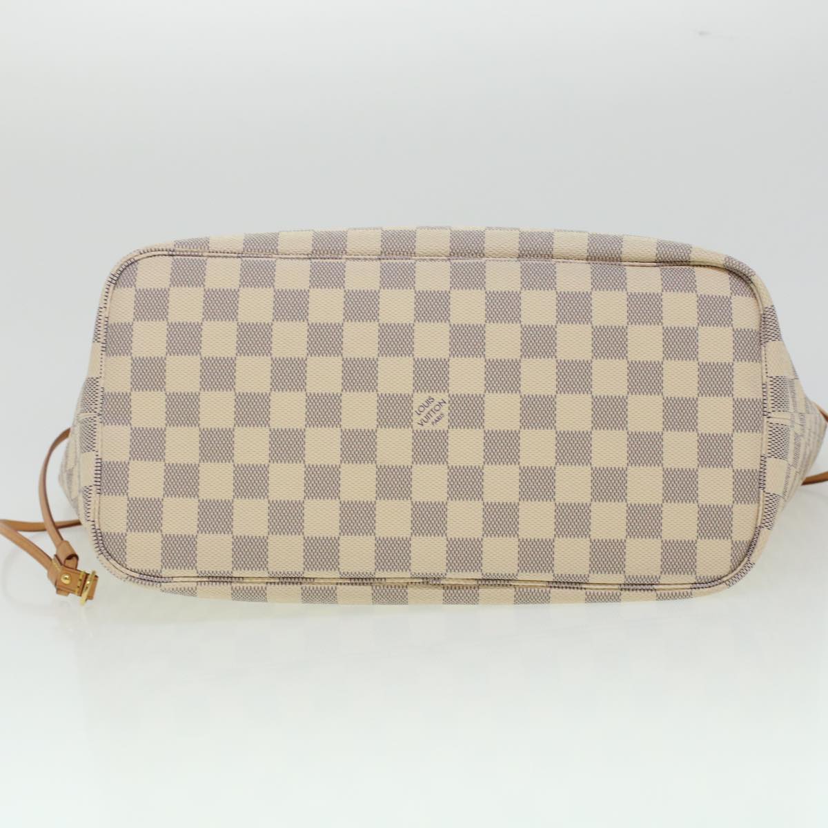 LOUIS VUITTON Damier Azur Neverfull MM Tote Bag N41605 LV fm2414