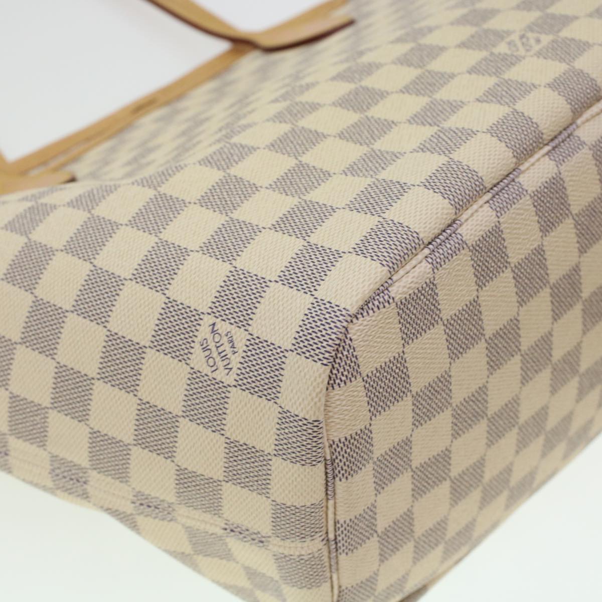 LOUIS VUITTON Damier Azur Neverfull MM Tote Bag N41605 LV fm2414