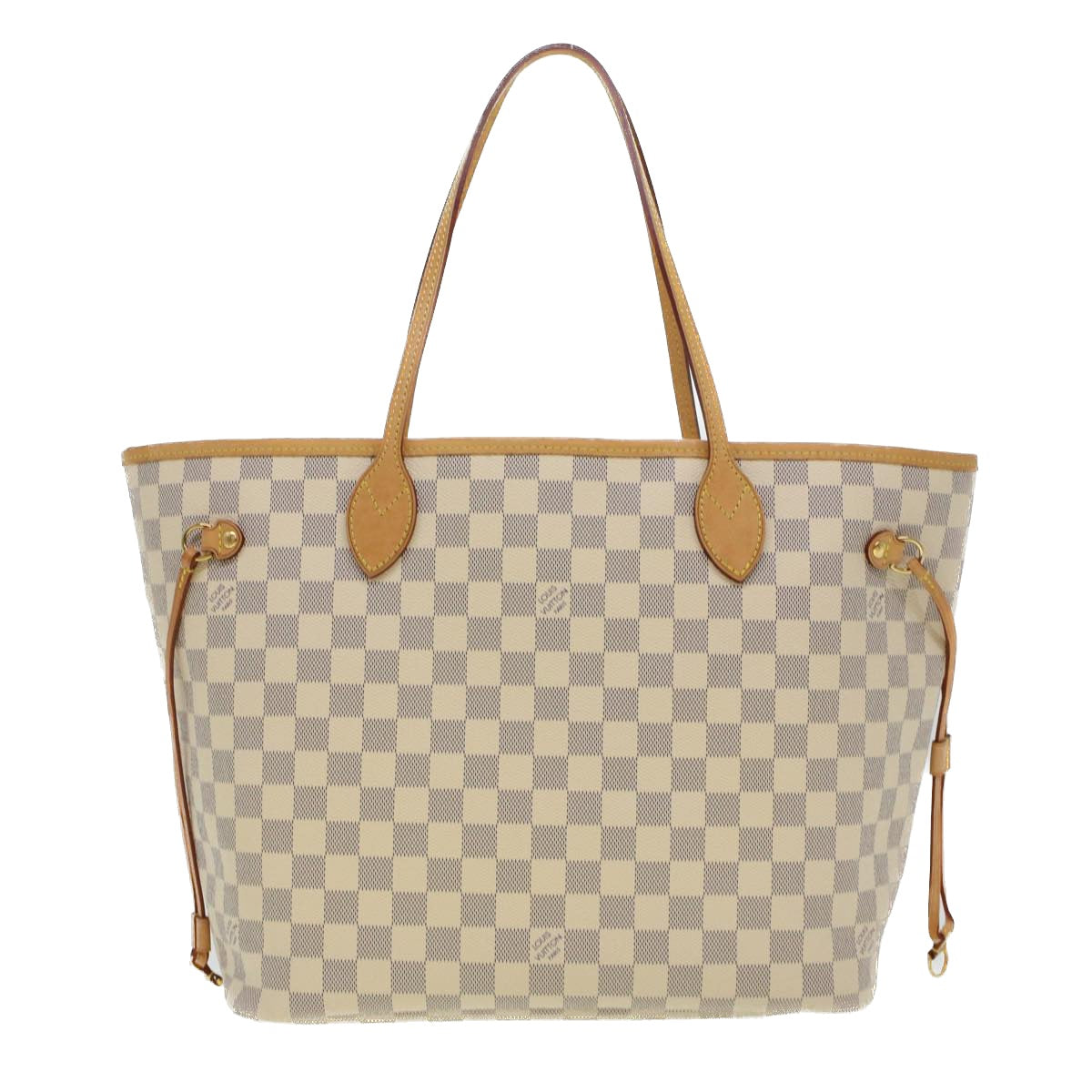LOUIS VUITTON Damier Azur Neverfull MM Tote Bag N41605 LV fm2414