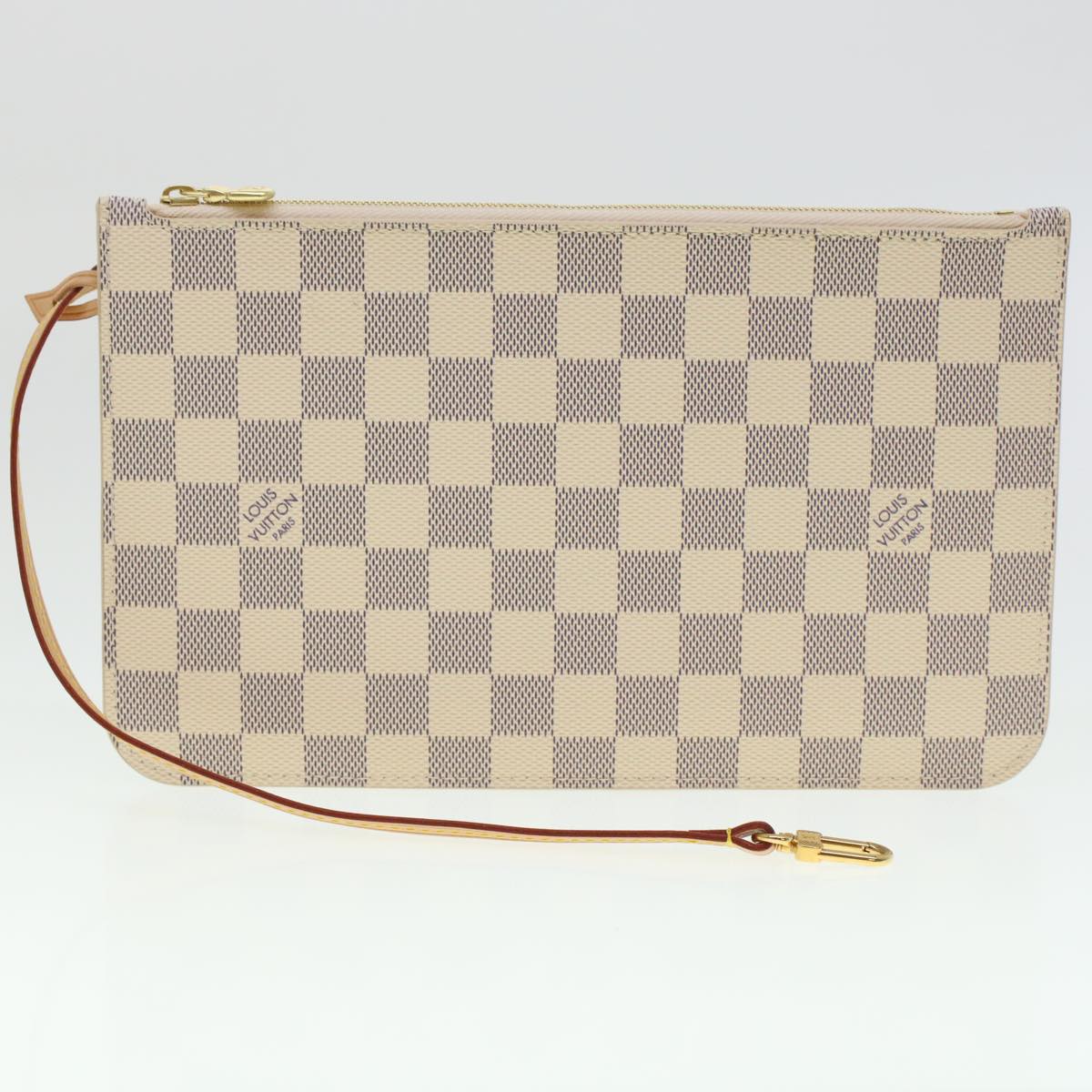 LOUIS VUITTON Damier Azur Neverfull MM Tote Bag N41605 LV fm2414