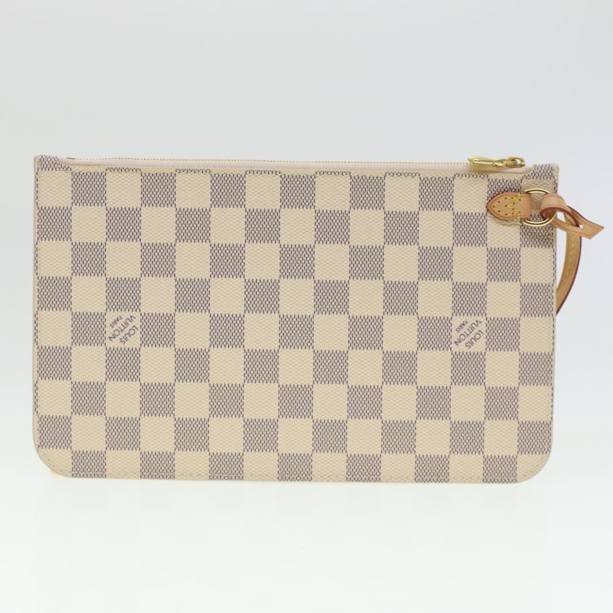 LOUIS VUITTON Damier Azur Neverfull MM Tote Bag N41605 LV fm2414