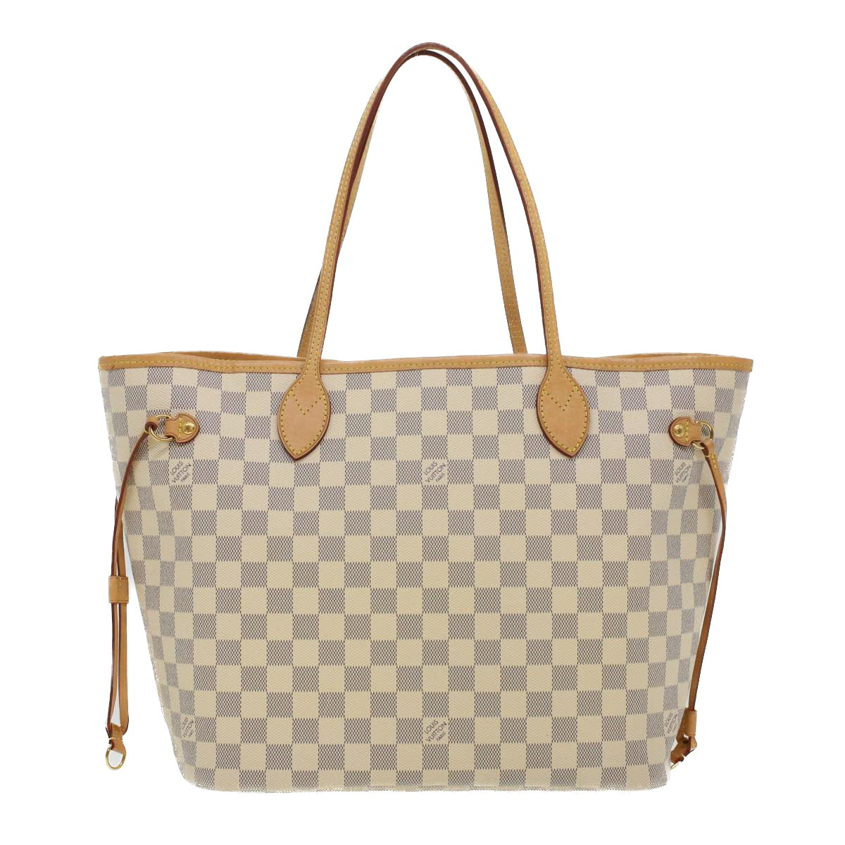 LOUIS VUITTON Damier Azur Neverfull MM Tote Bag N41605 LV fm2414
