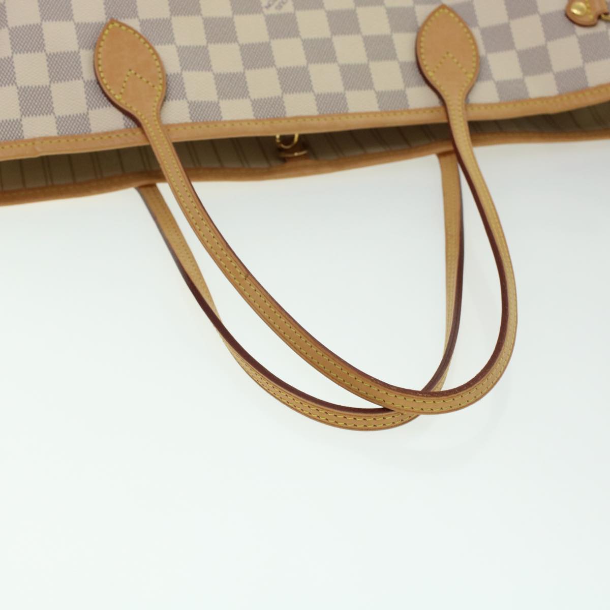 LOUIS VUITTON Damier Azur Neverfull MM Tote Bag N41605 LV fm2414
