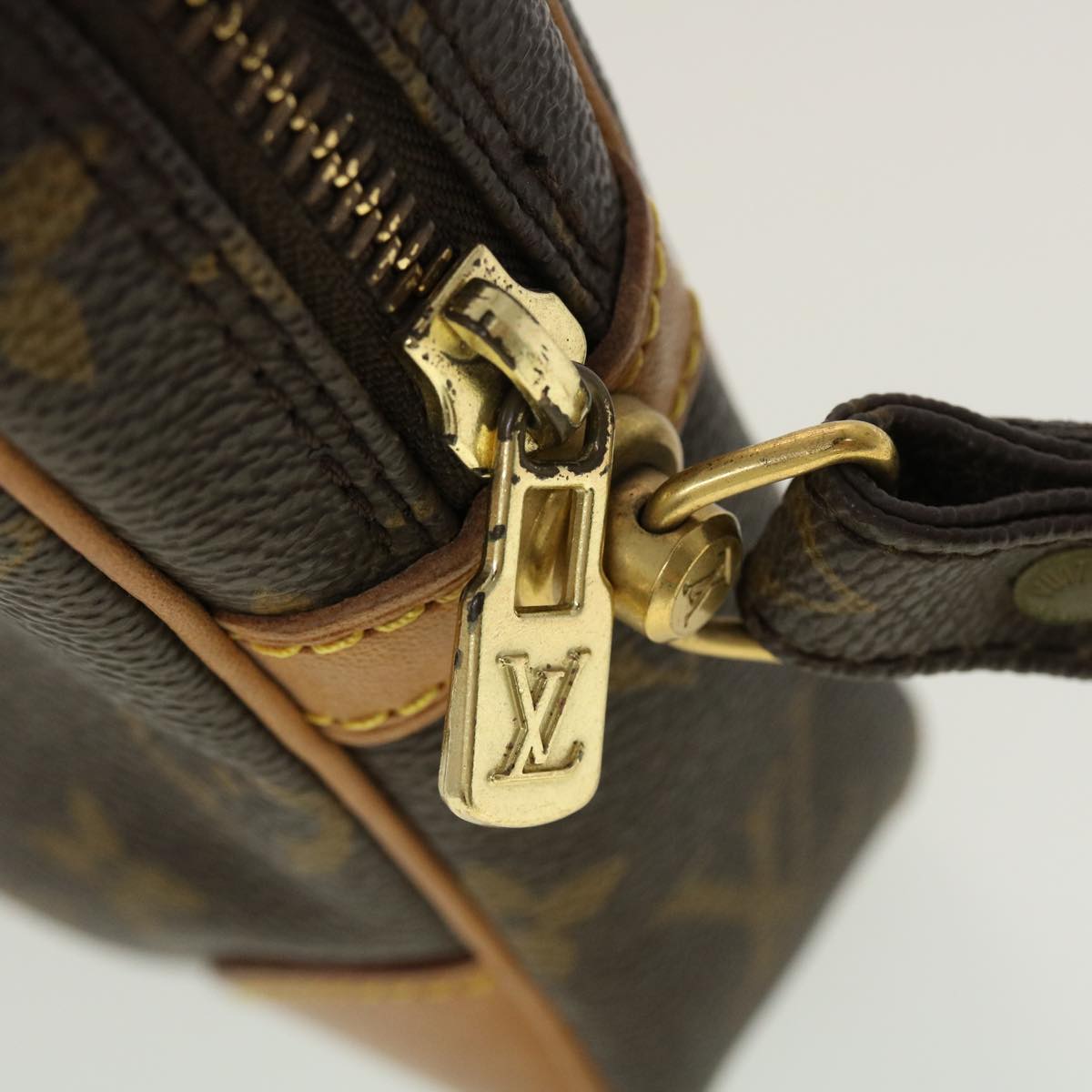 LOUIS VUITTON Monogram Marly Dragonne GM Clutch Bag M51825 LV fm2446