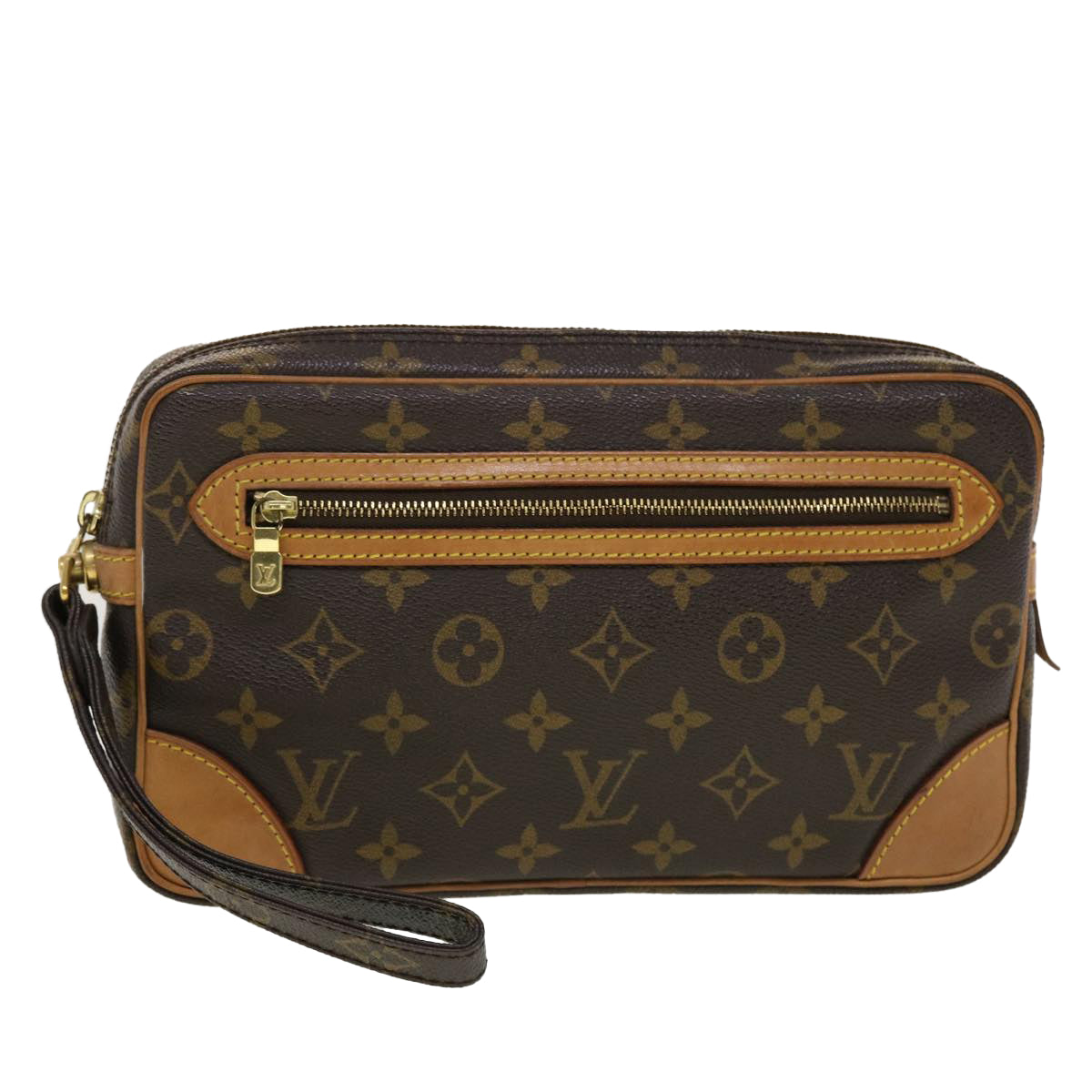 LOUIS VUITTON Monogram Marly Dragonne GM Clutch Bag M51825 LV fm2446