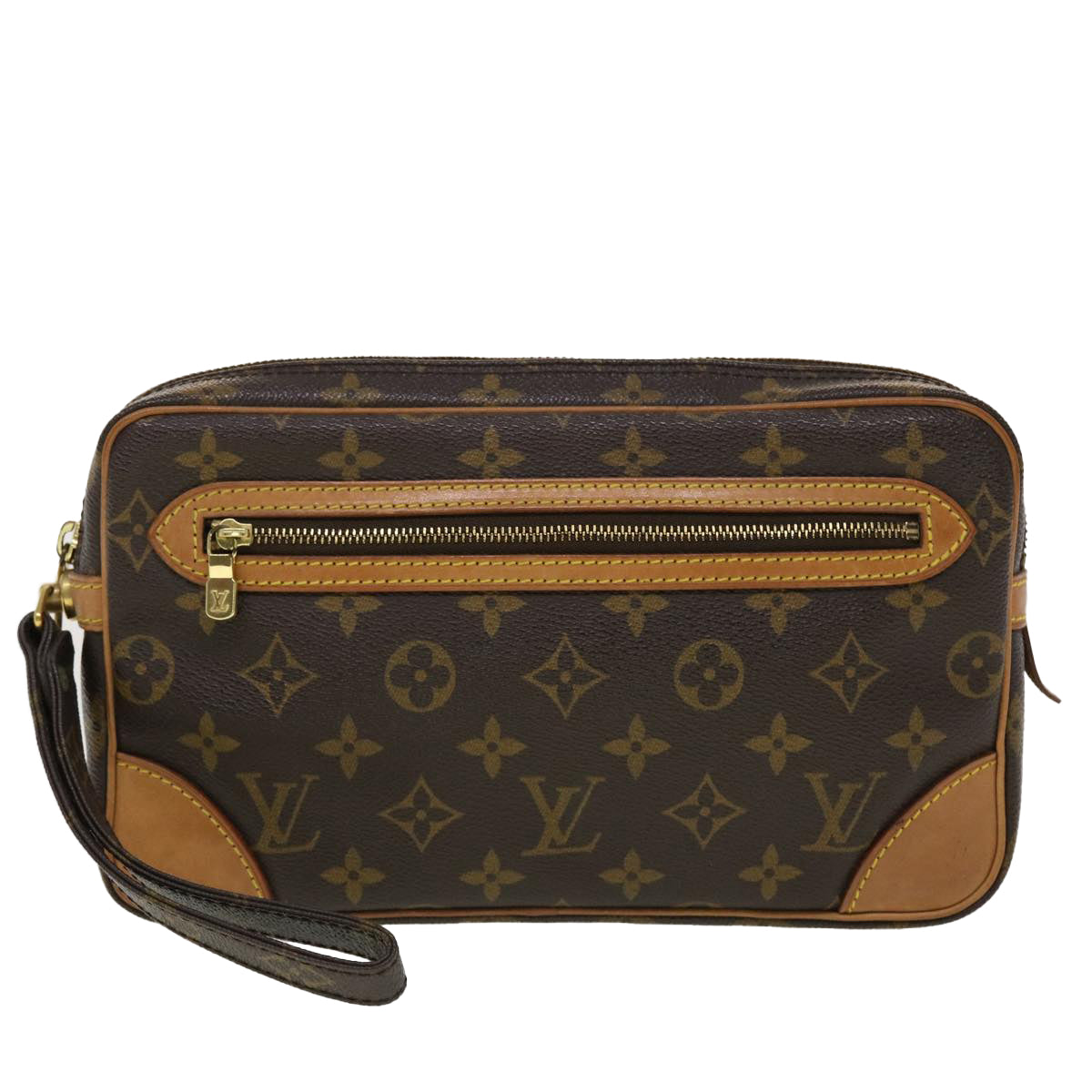 LOUIS VUITTON Monogram Marly Dragonne GM Clutch Bag M51825 LV fm2446