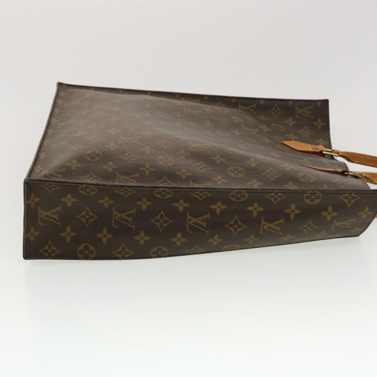 LOUIS VUITTON Monogram Sac Plat Hand Bag M51140 LV fm2448