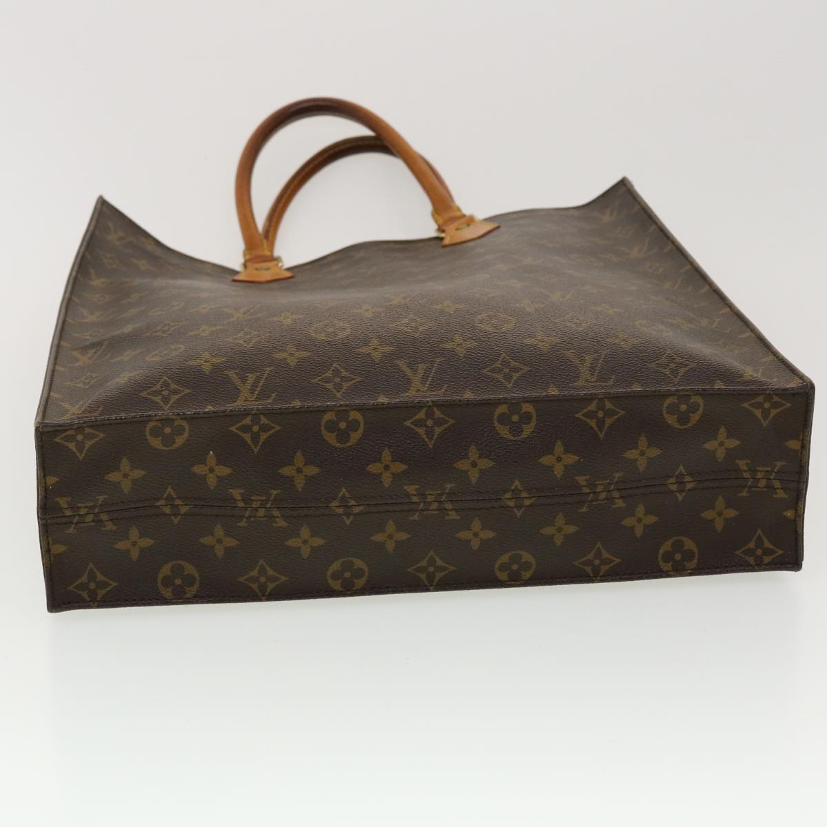 LOUIS VUITTON Monogram Sac Plat Hand Bag M51140 LV fm2448