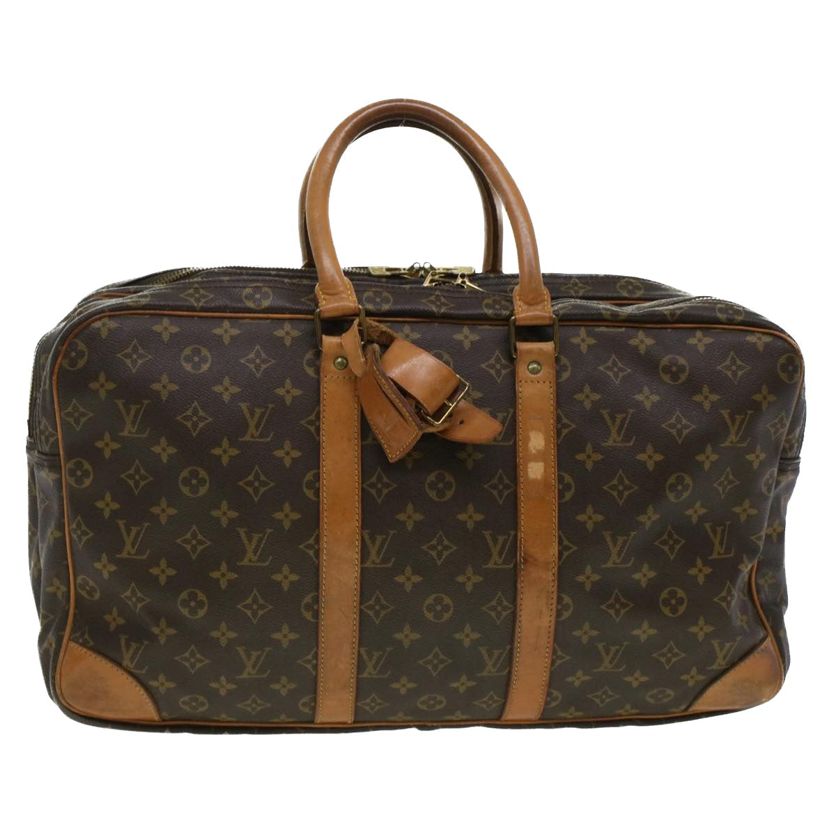 LOUIS VUITTON Monogram Sac Trois Posh 50 Boston Bag M41376 LV fm2454