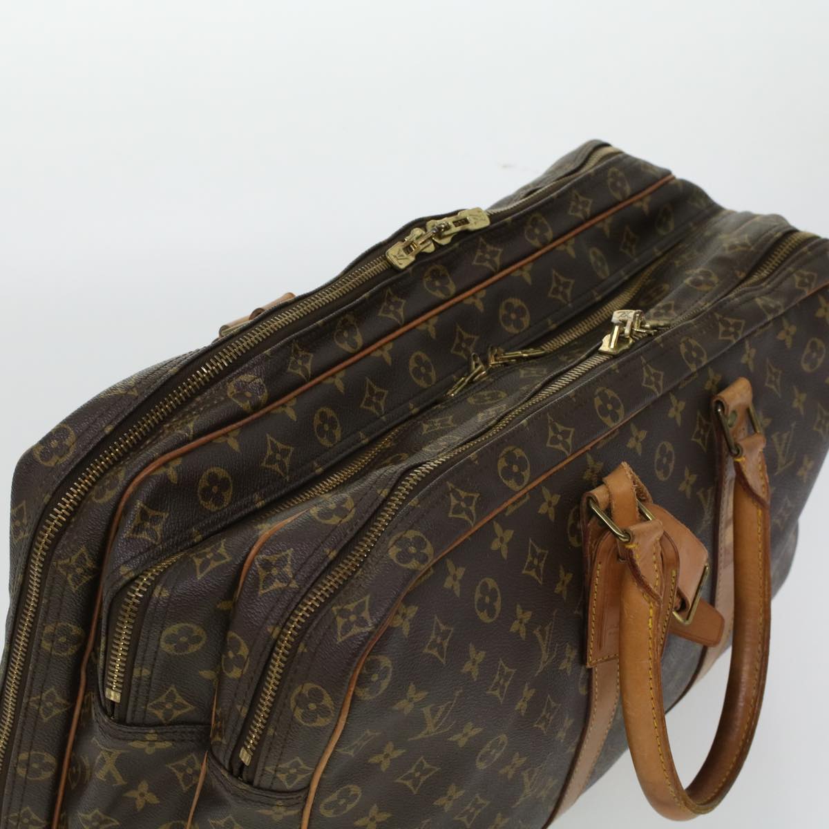 LOUIS VUITTON Monogram Sac Trois Posh 50 Boston Bag M41376 LV fm2454