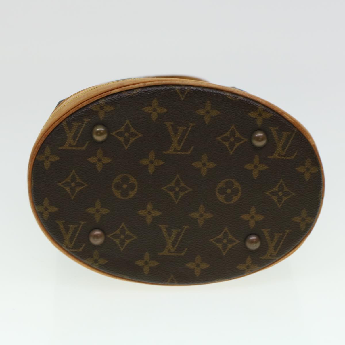 LOUIS VUITTON Monogram Bucket PM Shoulder Bag M42238 LV fm2459