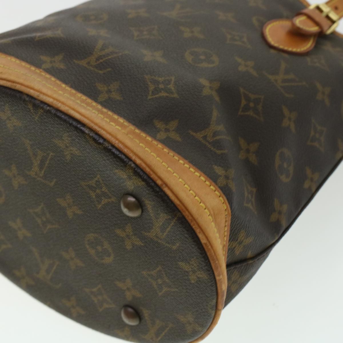 LOUIS VUITTON Monogram Bucket PM Shoulder Bag M42238 LV fm2459