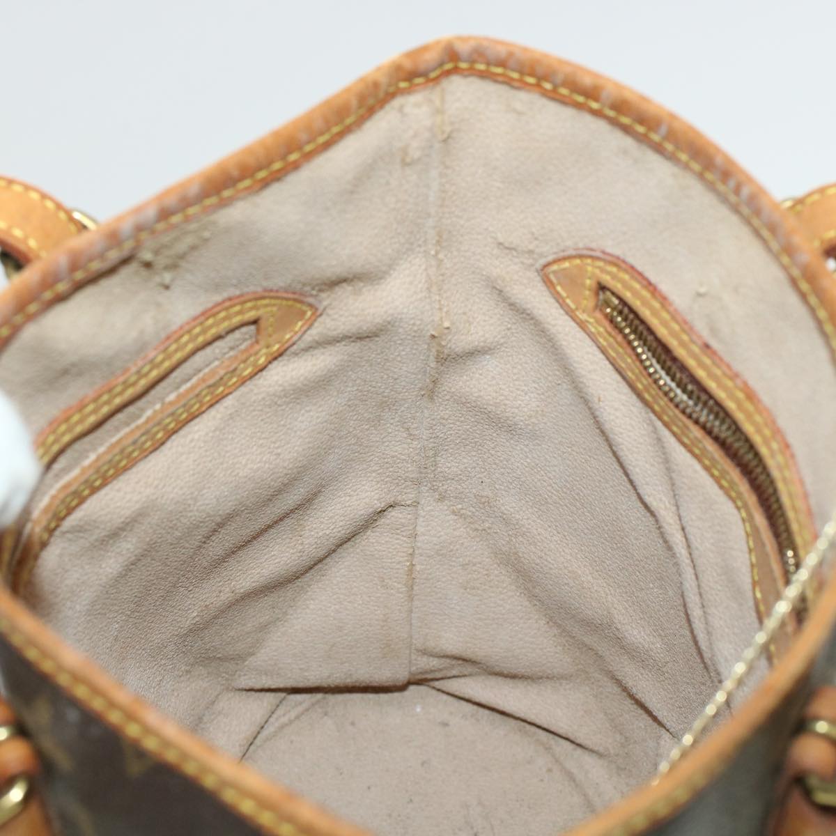 LOUIS VUITTON Monogram Bucket PM Shoulder Bag M42238 LV fm2459