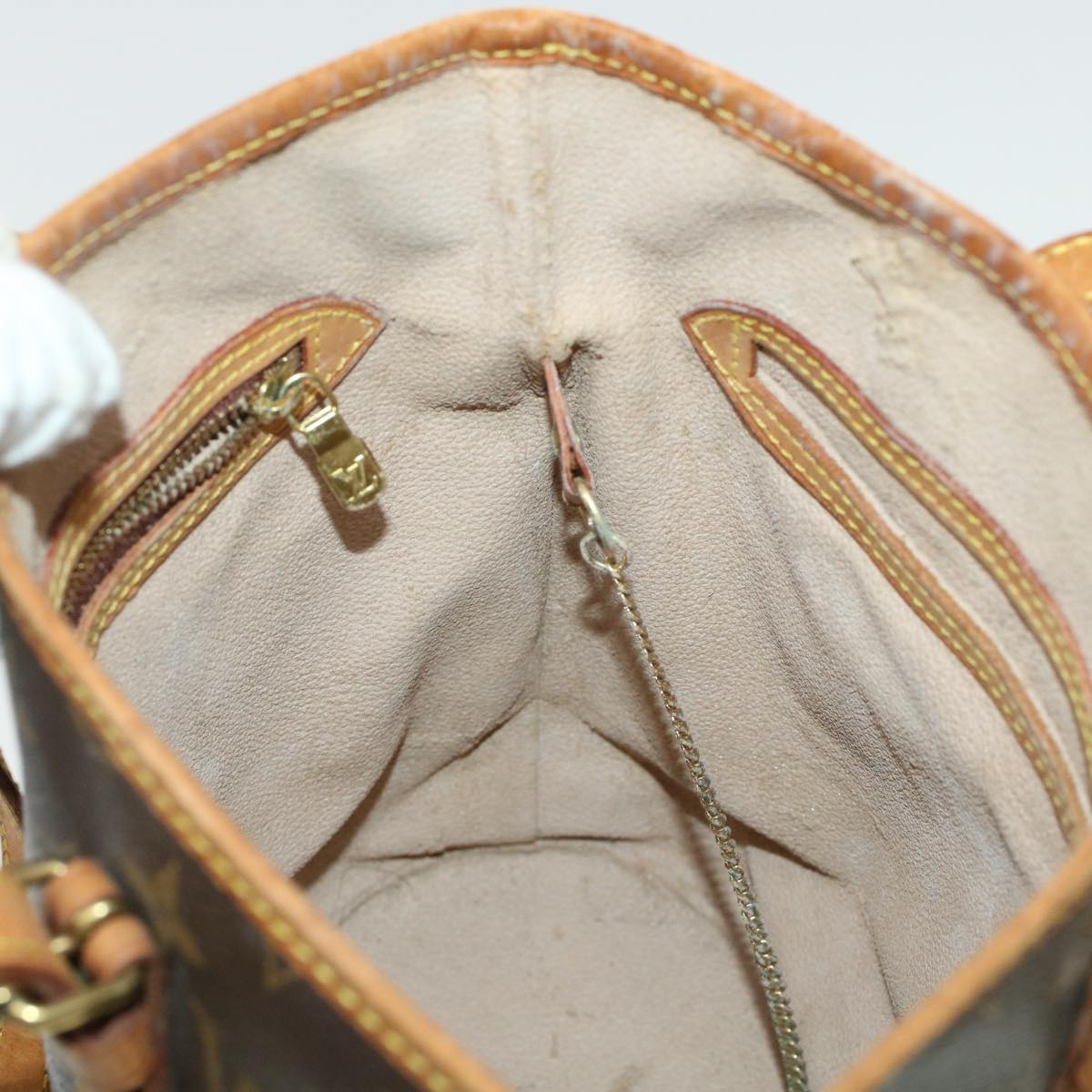 LOUIS VUITTON Monogram Bucket PM Shoulder Bag M42238 LV fm2459