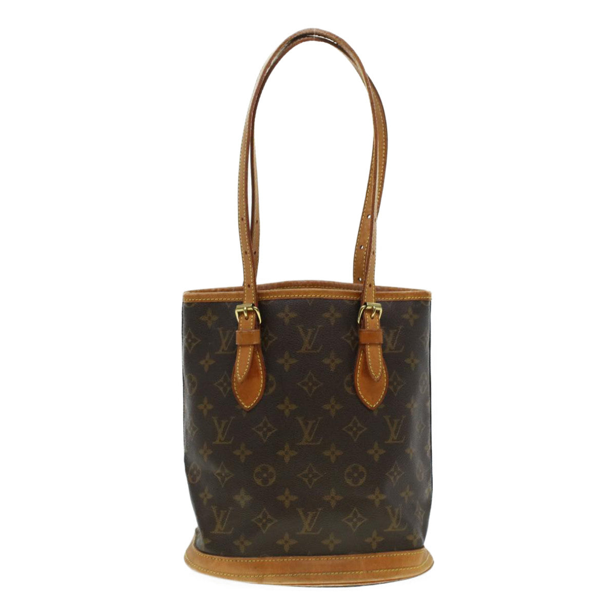 LOUIS VUITTON Monogram Bucket PM Shoulder Bag M42238 LV fm2459