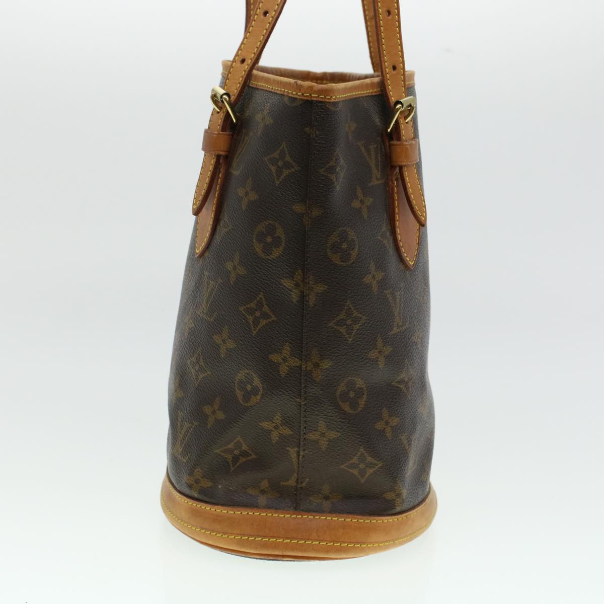 LOUIS VUITTON Monogram Bucket PM Shoulder Bag M42238 LV fm2459