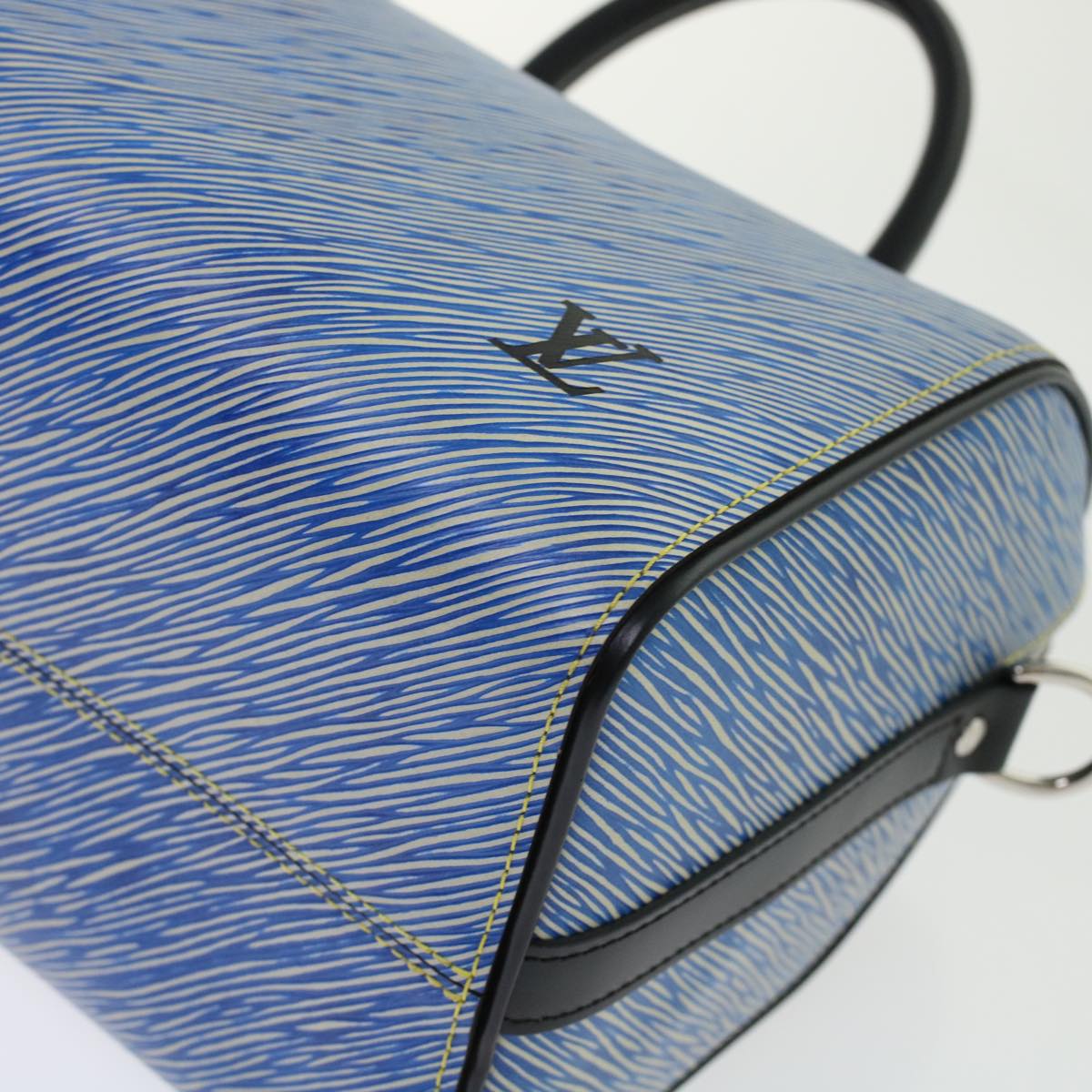 LOUIS VUITTON Epi Speedy Bandouliere 25 Hand Bag Blue M51280 LV fm2466