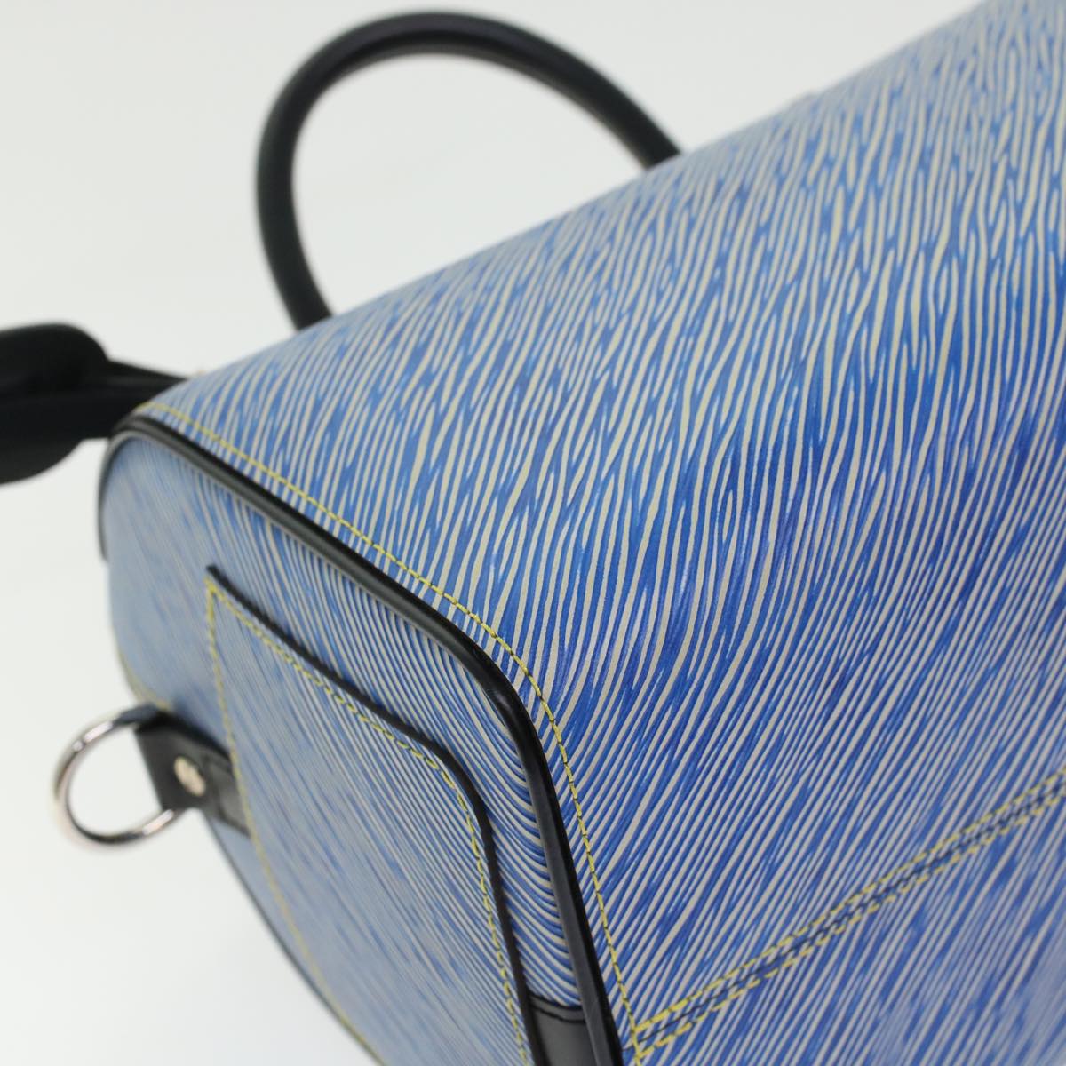 LOUIS VUITTON Epi Speedy Bandouliere 25 Hand Bag Blue M51280 LV fm2466