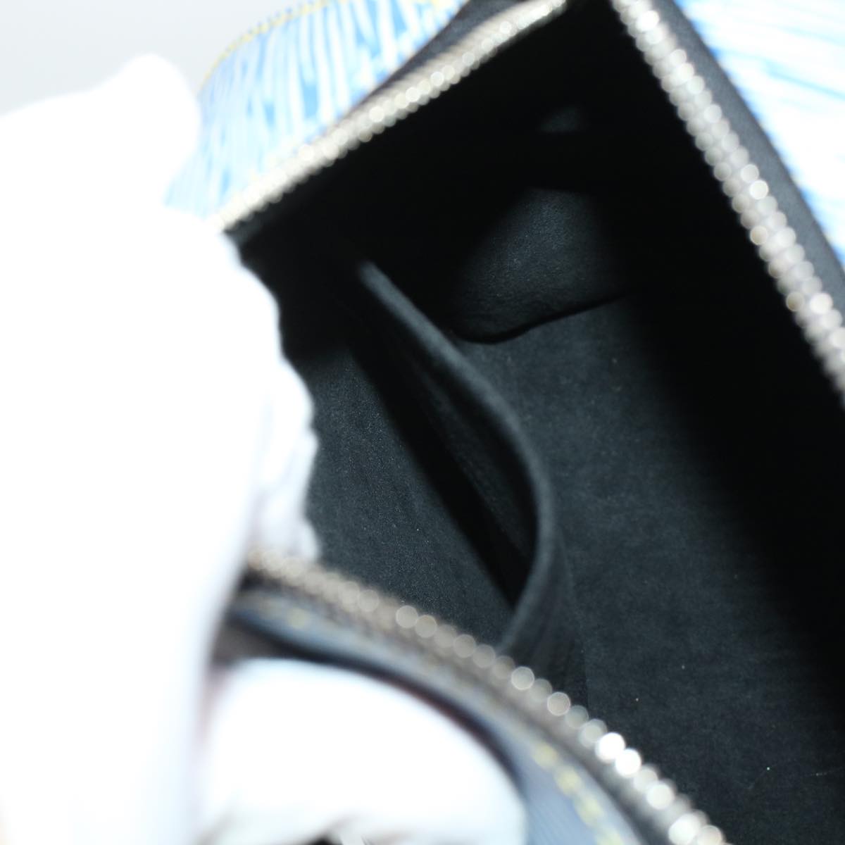 LOUIS VUITTON Epi Speedy Bandouliere 25 Hand Bag Blue M51280 LV fm2466