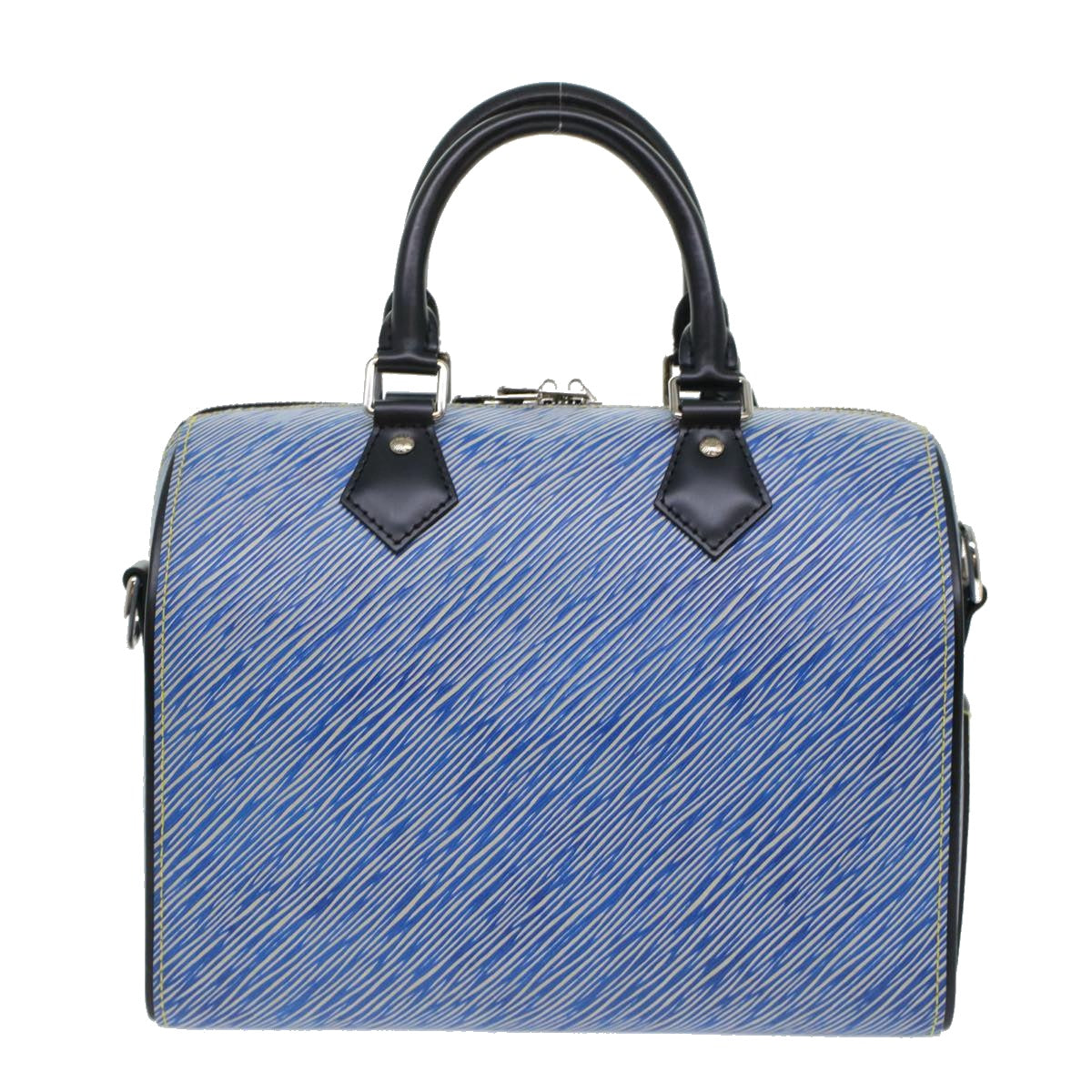 LOUIS VUITTON Epi Speedy Bandouliere 25 Hand Bag Blue M51280 LV fm2466