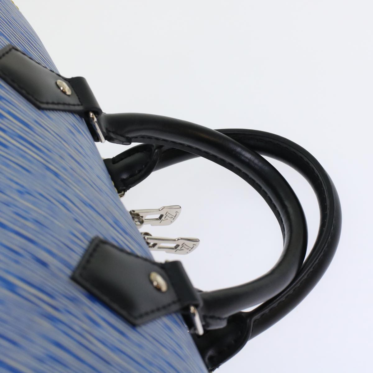 LOUIS VUITTON Epi Speedy Bandouliere 25 Hand Bag Blue M51280 LV fm2466