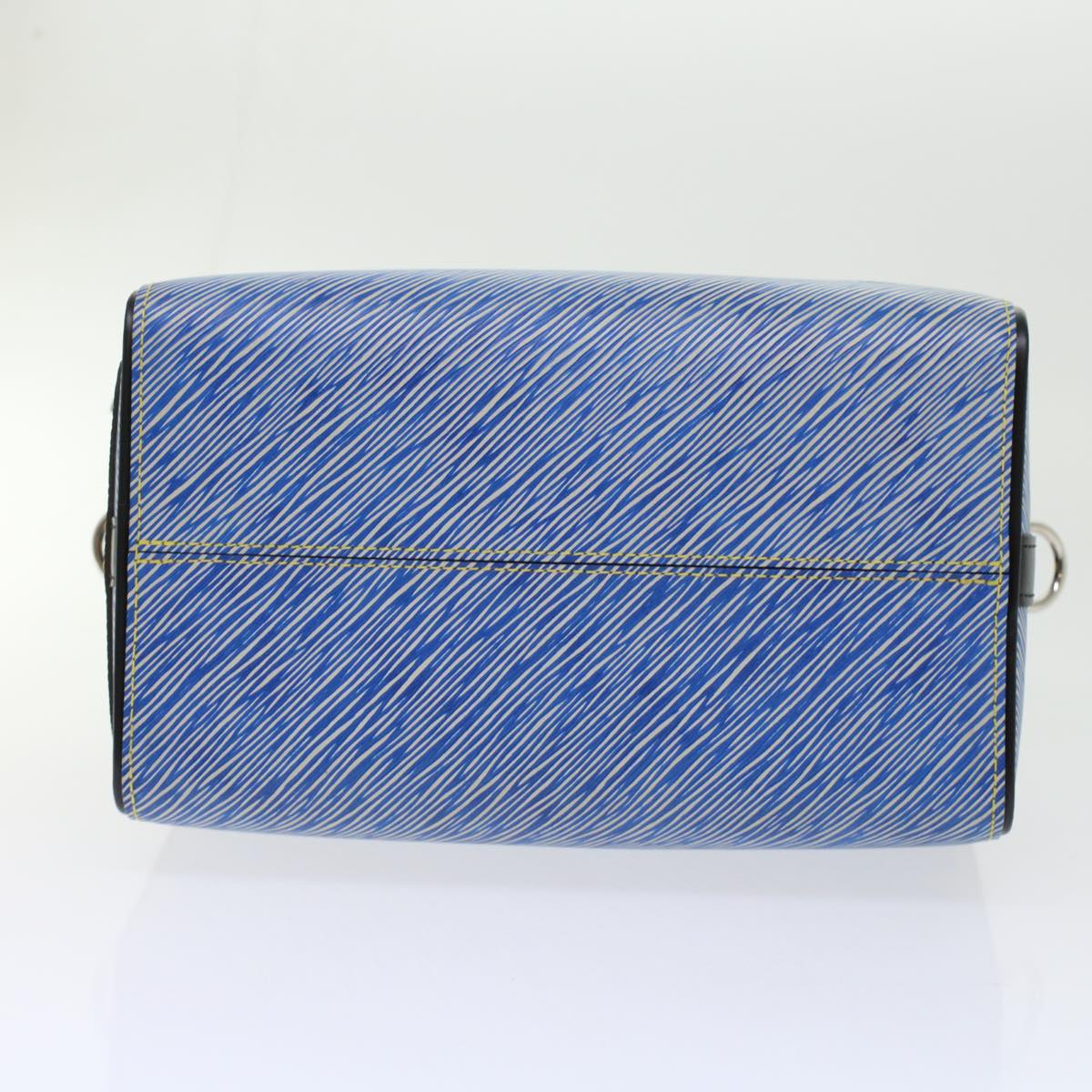 LOUIS VUITTON Epi Speedy Bandouliere 25 Hand Bag Blue M51280 LV fm2466