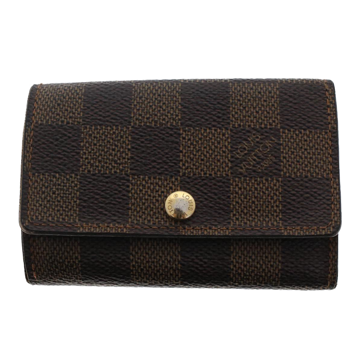 LOUIS VUITTON Monogram Damier Ebene Key Case 4Set LV fm2620
