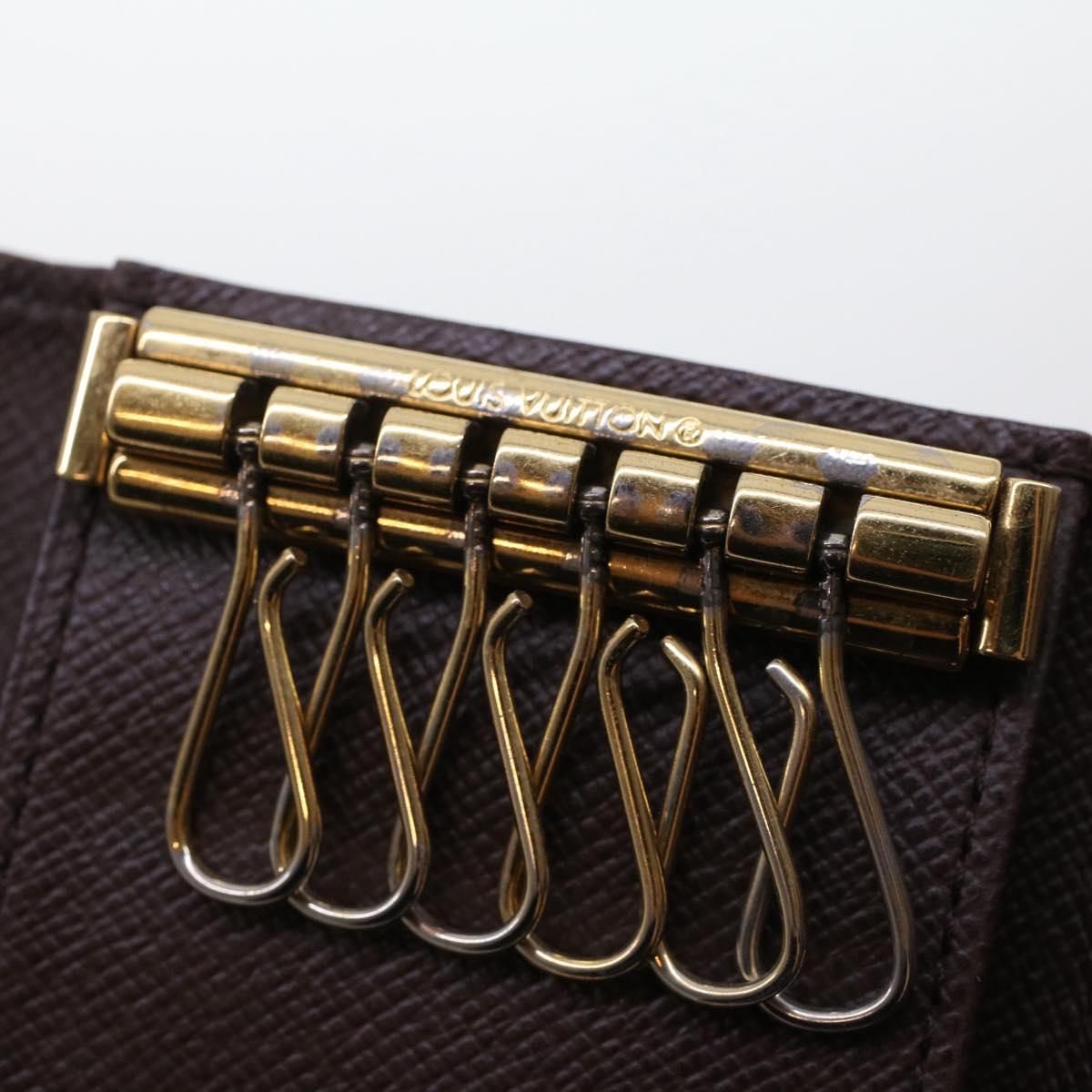 LOUIS VUITTON Monogram Damier Ebene Key Case 4Set LV fm2620
