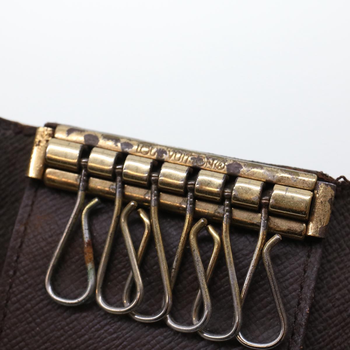 LOUIS VUITTON Monogram Damier Ebene Key Case 4Set LV fm2620