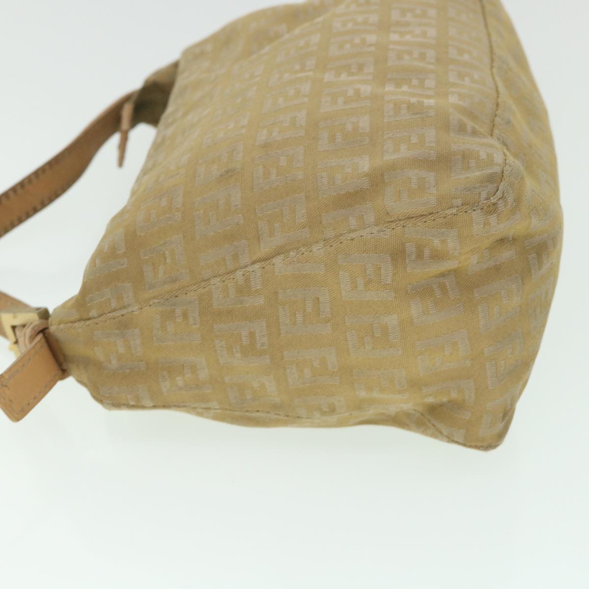Luxury FendiZucchino Canvas Pouch Beigefm2756