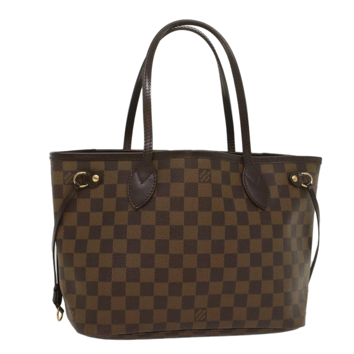 LOUIS VUITTON Damier Ebene Neverfull PM Tote Bag N51109 LV fm2798