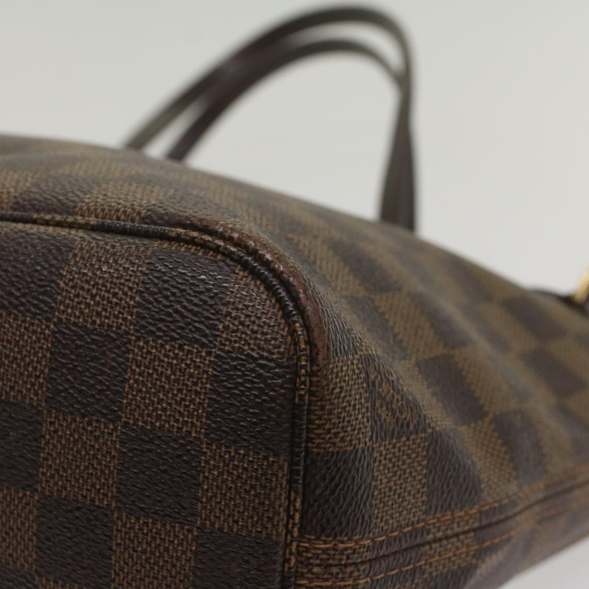LOUIS VUITTON Damier Ebene Neverfull PM Tote Bag N51109 LV fm2798