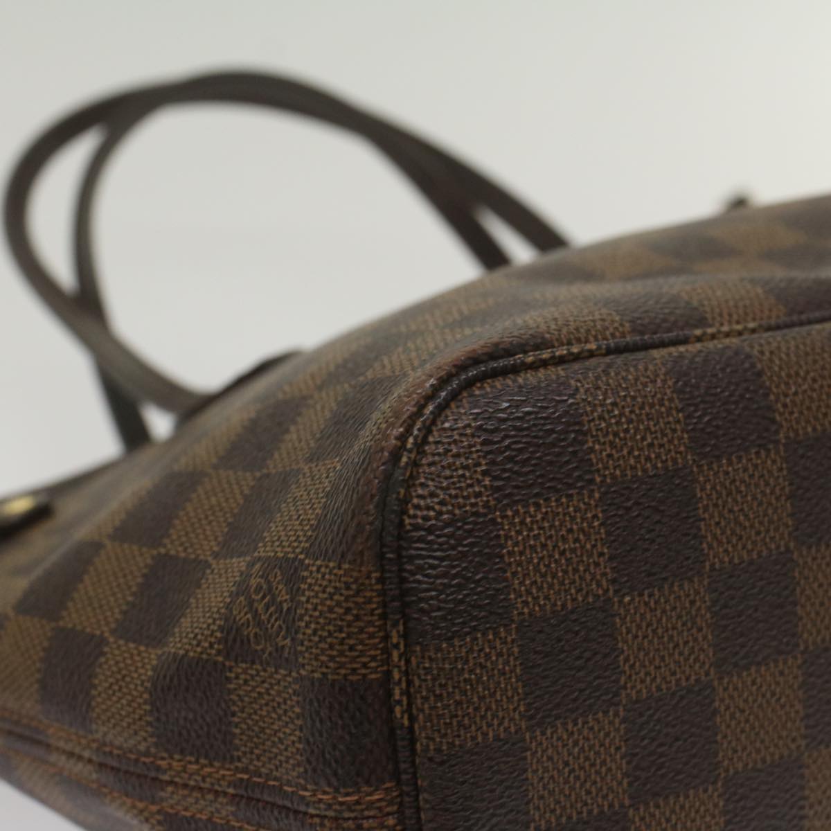 LOUIS VUITTON Damier Ebene Neverfull PM Tote Bag N51109 LV fm2798