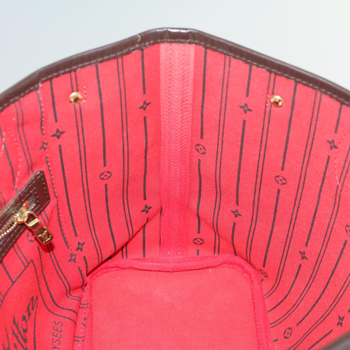 LOUIS VUITTON Damier Ebene Neverfull PM Tote Bag N51109 LV fm2798